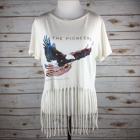 Topshop Fringe Vintage Tee